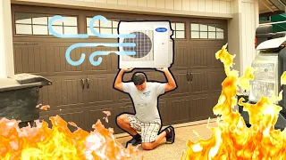 Im tired of this 100+ Heat!! - Garage AC/Heat Install Mini Split Unit