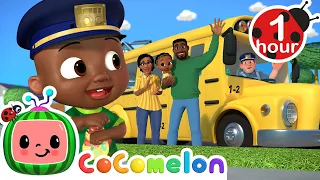 The Wheels on the Bus Sing Along | CoComelon - Cody Time | CoComelon Songs for Kids & Nursery Rhymes