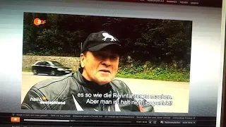 Bergfahrt mit ZDF-GoPro Cam auf meinem Motorrad und Fränkisches Interview mit Untertitel