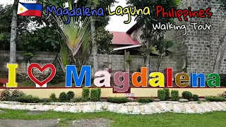 Magdalena Walking Tour | Magdalena Laguna | Philippines | 🇵🇭 |▪HD▪
