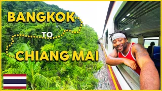 How to take Thailand's sleeper train from BANGKOK to CHAING MAI 🇹🇭