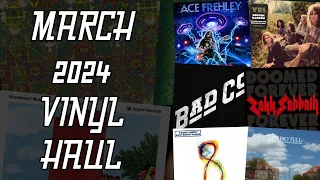 MARCH 2024 VINYL HAUL - Ace Frehley, 70s Prog, Bad Company, Zakk Sabbath, Kaiser Chiefs & more!