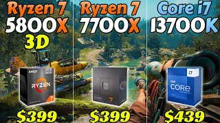 R7 5800X3D vs R7 7700X vs i7-13700K - Which CPU is better Value for Money?