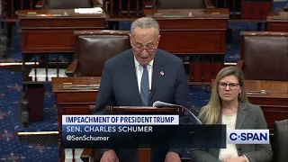 Sen. Chuck Schumer on Impeachment