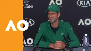 Novak Djokovic: "My serve is working extremely well" | Australian Open 2020 Press Conference 2R