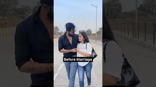 Before Marriage Vs After Marriage 😂 | Shorts | Vj Pawan Singh | Rashmitha Poojary