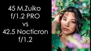 Olympus M.Zuiko 45 1.2 vs Nocticron 42.5 1.2 feat. Guam Model Jasmin Guerrero