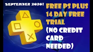 How To Get Free PS Plus 14 Day Free Trial Without Any Credit Card 2020 (September)