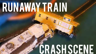 Runaway Train 1985 crash scene remake