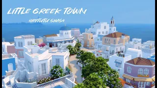 Sims4 Little Greek Town NoCC