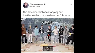 differ between taeyong and beakhyun as a leader...🤣😂😅#exo#exol#superm#nct#nct127#trending#viral#kpop