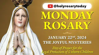 MONDAY HOLY ROSARY 💛 JANUARY 22 2024 💛 THE JOYFUL MYSTERIES OF THE ROSARY [VIRTUAL] #holyrosarytoday