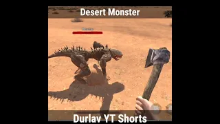 Desert Nomad x Raft survival kill Monster! #shorts