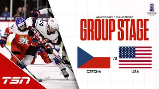 Czechia vs. USA FULL HIGHLIGHTS | 2024 Women's World Hockey Championship