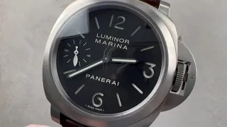 Panerai Luminor Marina Titanio PAM 177 Panerai Watch Review