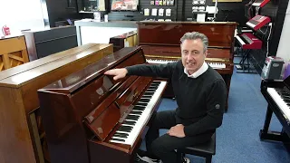 Used Kawai CE-7N Upright Acoustic Piano Demonstration & Review By Graham Blackledge