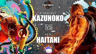 [Street Fighter 6 CB]SF6 Replay Kazunoko(Kimberly) vs Haitani(Ken)