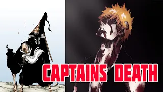How Each Captain Dies in Bleach?