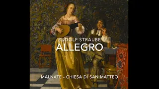 Rudolf Straube - Allegro - from Sonata I - Alberto Crugnola: Baroque Lute - Malnate Chiesa S. Matteo