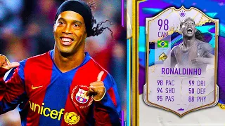 98 Cover Star Icon Ronaldinho Player Review ⭐ Fifa 23 Ultimate Team