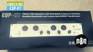 Unboxing the Klark Teknik EQP -1A [#MixedByMikael]