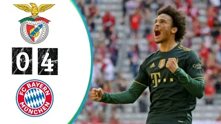 Benfica vs Bayern Munich 0 - 4 Leroy Sane HIGHLIGHTS Goal Resume Champions League Group E 2021/2022
