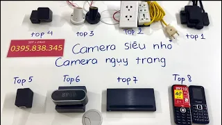 8 mẫu camera nguỵ trang bán chạy nhất 2024 - Camera siêu nhỏ mini kín đáo nhất thị trường