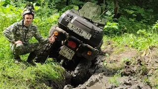 Крутая покатушка! Из грязи в реку. Стелс Леопард + Гепард...