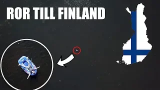 ROR TILL FINLAND MED EN LITEN GUMMIBÅT!