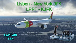 MSFS 2020 | *LONG HAUL* - Lisbon to New York JFK | AIR PORTUGAL A330-900neo | VATSIM + FACECAM