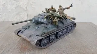 Т-34/76 (Zvezda) 35 scale - фотоотчет