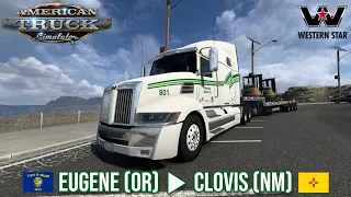 American Truck Simulator : Eugene (OR) ▶ Clovis (NM)