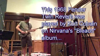 Fender amp used by Kurt Cobain on Nirvana's "Bleach"