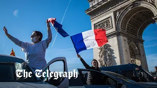 Police clash with 'Freedom Convoy' protesters in Paris