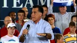 Raw Video: Romney rallies energetic crowd at Museum Center