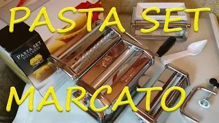 MARCATO PASTA SET НАБОР ТЕСТОРАСКАТКА ЛАПШЕРЕЗКА РАВИОЛЬНИЦА Marcato Atlas 150 ПОДАРОЧНЫЙ НАБОР