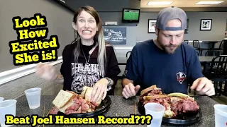 Monster Deli Sandwich Challenge | Molly Schuyler | ManvFood