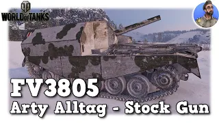 World of Tanks - FV3805 - Stock Gun - Arty Alltag auf Tier 9