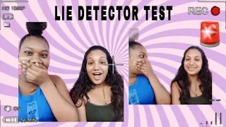 Lie Detector Challenge (Meet My Little Sister) Trinidad Youtubers!!!