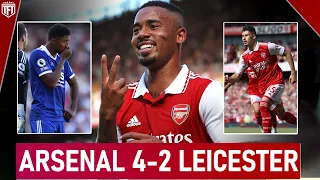 Jesus & Arsenal ARE TOP CLASS! Arsenal 4-2 Leicester City Highlights & Reaction