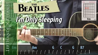 The Beatles - I'm Only Sleeping | guitar lesson