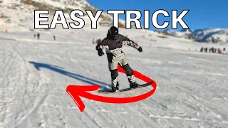 FULL CAB TUTORIAL - EASY SNOWBOARD TRICK