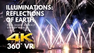 Illuminations: Reflections of Earth 4K 360° FULL SHOW with Holiday Tag EPCOT