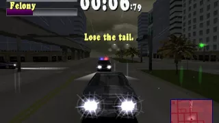 Driver (PS1) - Unused Miami Night Getaway? (a.k.a. Play Chase 2) (480p)