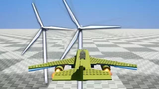 Самолет Против Ветряков - Brick Rigs | Лего Краш Тест