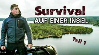 Schweden SURVIVAL | Auf einer Einsamen Insel Teil 1 | Survival Piet