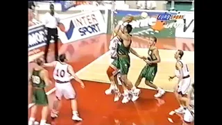 Sabonis vs Russia (1995 Eurobasket)