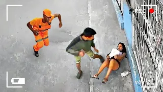 Quando As Câmeras De CCTV Capturam Coisas Incríveis!