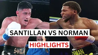 Giovani Santillan vs Brian Norman Jr Highlights & Knockouts
