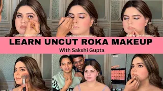 UNCUT Roka Makeup Tutorial | Real Bride | All products included   @SakshiGuptaMakeupStudioAcademy ​